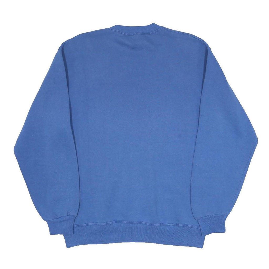 JANSPORT Mens Blue Augustana Vikings Crew Neck L Sweatshirt Cotton Blend