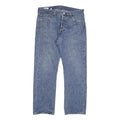 LEVI'S 501 BIG E Mens Blue Regular Straight Denim Dark W32 L28 Classic Cotton