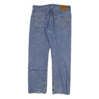 LEVI'S 501 BIG E Mens Blue Regular Straight Denim Dark W32 L28 Classic Cotton