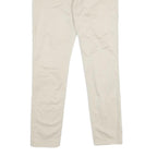 TOMMY HILFIGER Womens Cotton Blend Beige Slim Trousers W29 L29 Casual