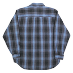 FIELD & STREAM Mens Blue & Black Check Shirt M Cotton Blend Casual Classic
