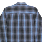 FIELD & STREAM Mens Blue & Black Check Shirt M Cotton Blend Casual Classic