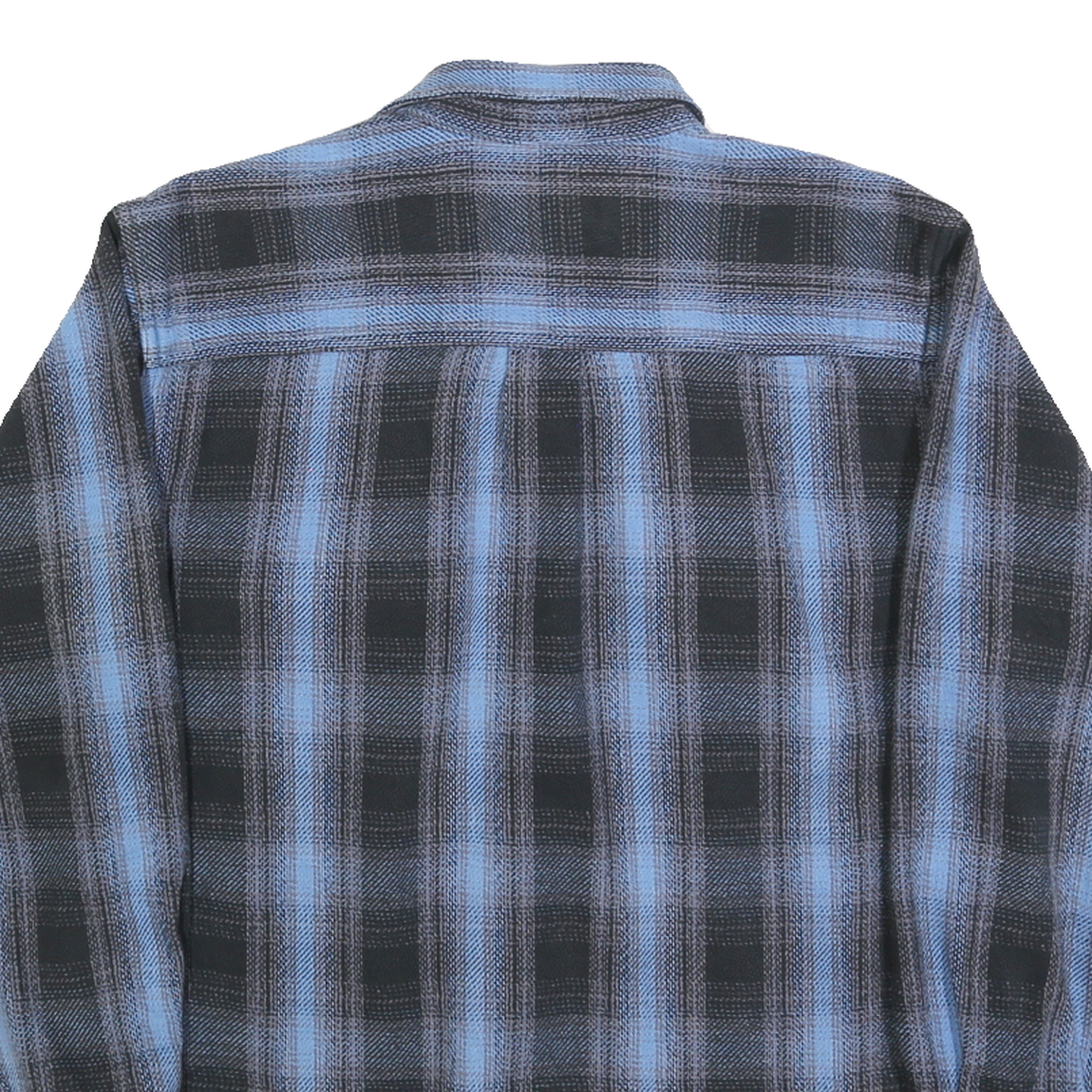 FIELD & STREAM Mens Blue & Black Check Shirt M Cotton Blend Casual Classic