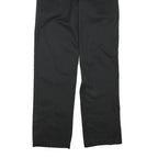 DICKIES Mens Black Regular Fit Straight Leg Trousers W32 L33 Workwear Zip
