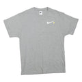 NIKE Mens Grey Short Sleeve Crew Neck T-Shirt S Cotton Blend Casual Sport