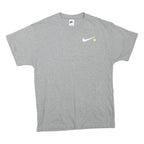 NIKE Mens Grey Short Sleeve Crew Neck T-Shirt S Cotton Blend Casual Sport