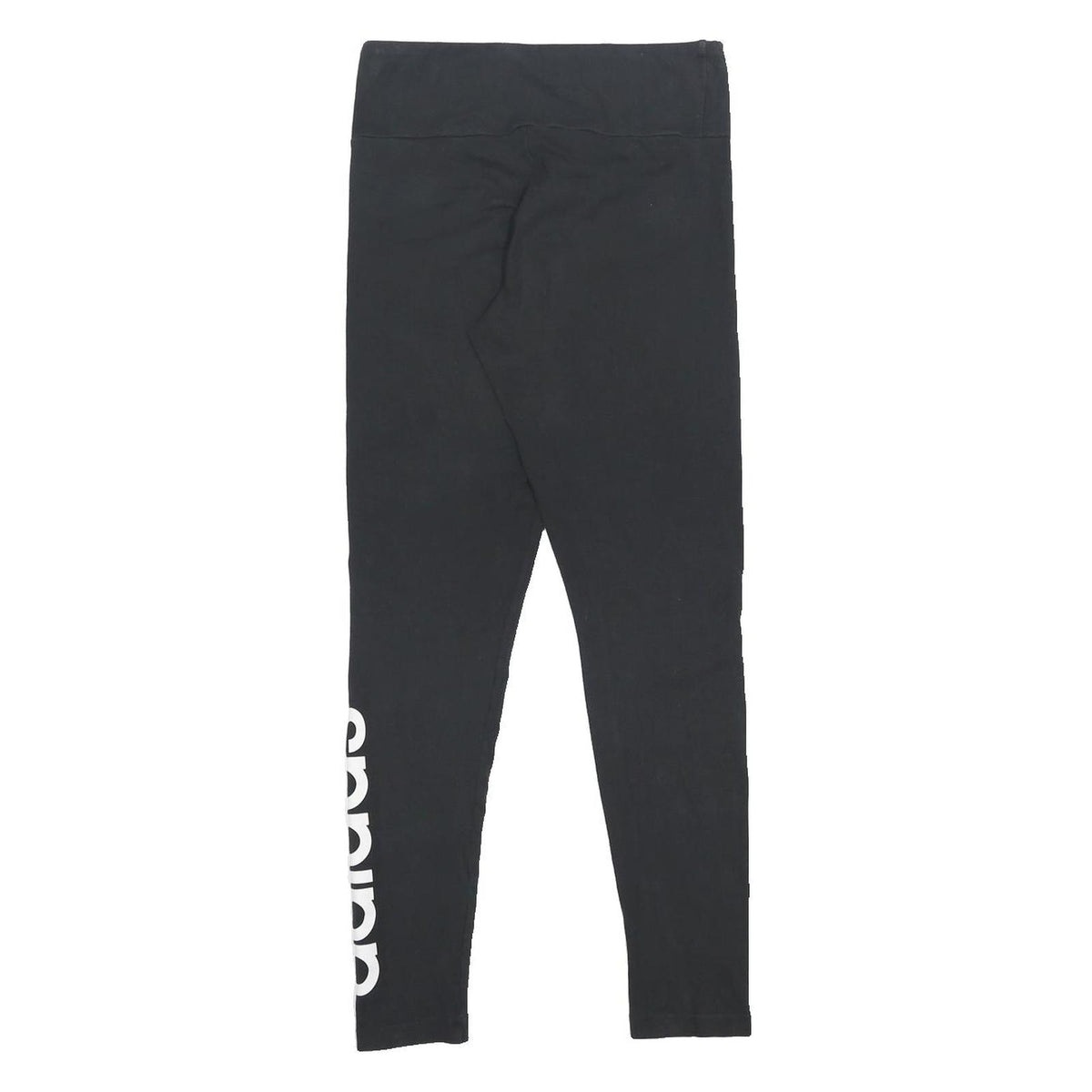 ADIDAS Womens Joggers Black Cotton Blend Slim Tapered S W25 L26 Sportswear