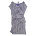 ALL SAINTS Womens Lilac Purple Dress Cotton Blend Shift Short Sleeve UK S Casual