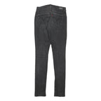 LEVI'S 524 Womens Jeans Black Slim Skinny Denim Medium W26 L30 Stretch Zip