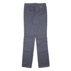 DICKIES Womens Regular Navy Plain Cotton Blend Trousers W32 L37 Workwear Zip