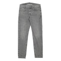 LEVI'S 512 Mens Jeans Grey Slim Skinny Denim Medium W28 L30 Zip Cotton Blend