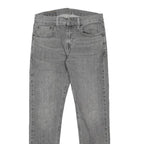 LEVI'S 512 Mens Jeans Grey Slim Skinny Denim Medium W28 L30 Zip Cotton Blend