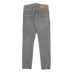 LEVI'S 512 Mens Jeans Grey Slim Skinny Denim Medium W28 L30 Zip Cotton Blend