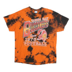 VINTAGE TURBLAR Mens Orange & Black Tie Dye Tampa Bay Buccaneers Football
