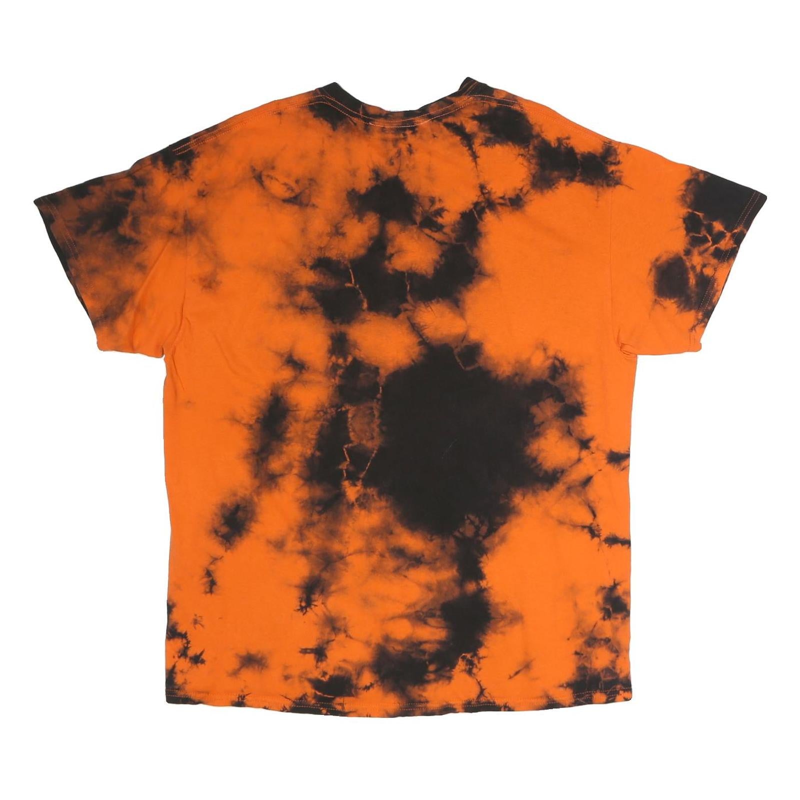 VINTAGE TURBLAR Mens Orange & Black Tie Dye Tampa Bay Buccaneers Football