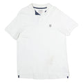CHAPS Mens White Short Sleeve Plain Polo Shirt M Classic Cotton Casual