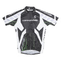 CANNONDALE Mens Black & White Factory Racing Cycling Jersey L Short Sleeve Full