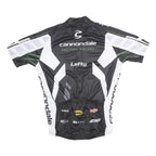 CANNONDALE Mens Black & White Factory Racing Cycling Jersey L Short Sleeve Full