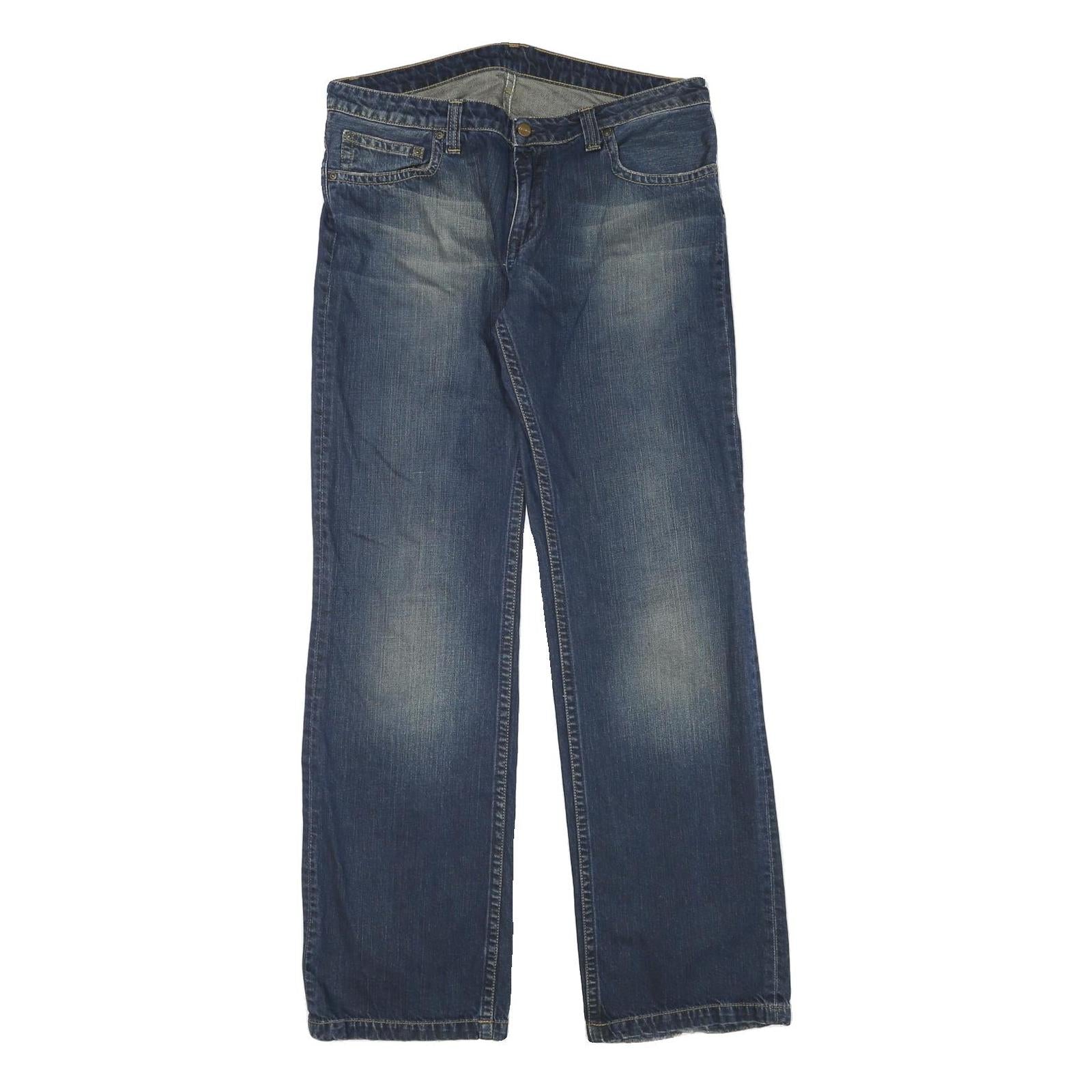 CARHARTT Womens Jeans Blue Relaxed Straight Denim Medium W35 L34 Casual Workwear