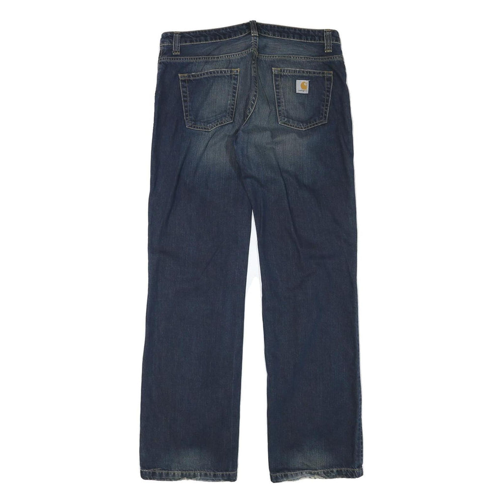 CARHARTT Womens Jeans Blue Relaxed Straight Denim Medium W35 L34 Casual Workwear