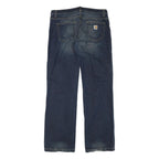 CARHARTT Womens Jeans Blue Relaxed Straight Denim Medium W35 L34 Casual Workwear