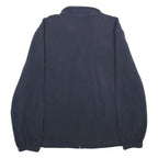 STARTER Mens Navy Blue Jacket XL Polyester Plain Zip Casual Outerwear