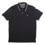 CHAMPION Mens Polo Shirt Black L