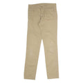 CARHARTT Sid Mens Twill Trousers Beige Regular Tapered W28 L32