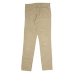 CARHARTT Sid Mens Twill Trousers Beige Regular Tapered W28 L32