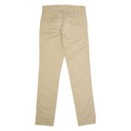 CARHARTT Sid Mens Twill Trousers Beige Regular Tapered W28 L32