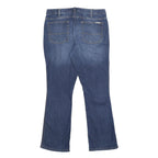 CARHARTT Womens Slim Fit Blue Denim Jeans Bootcut W32 L29 Distressed Finish