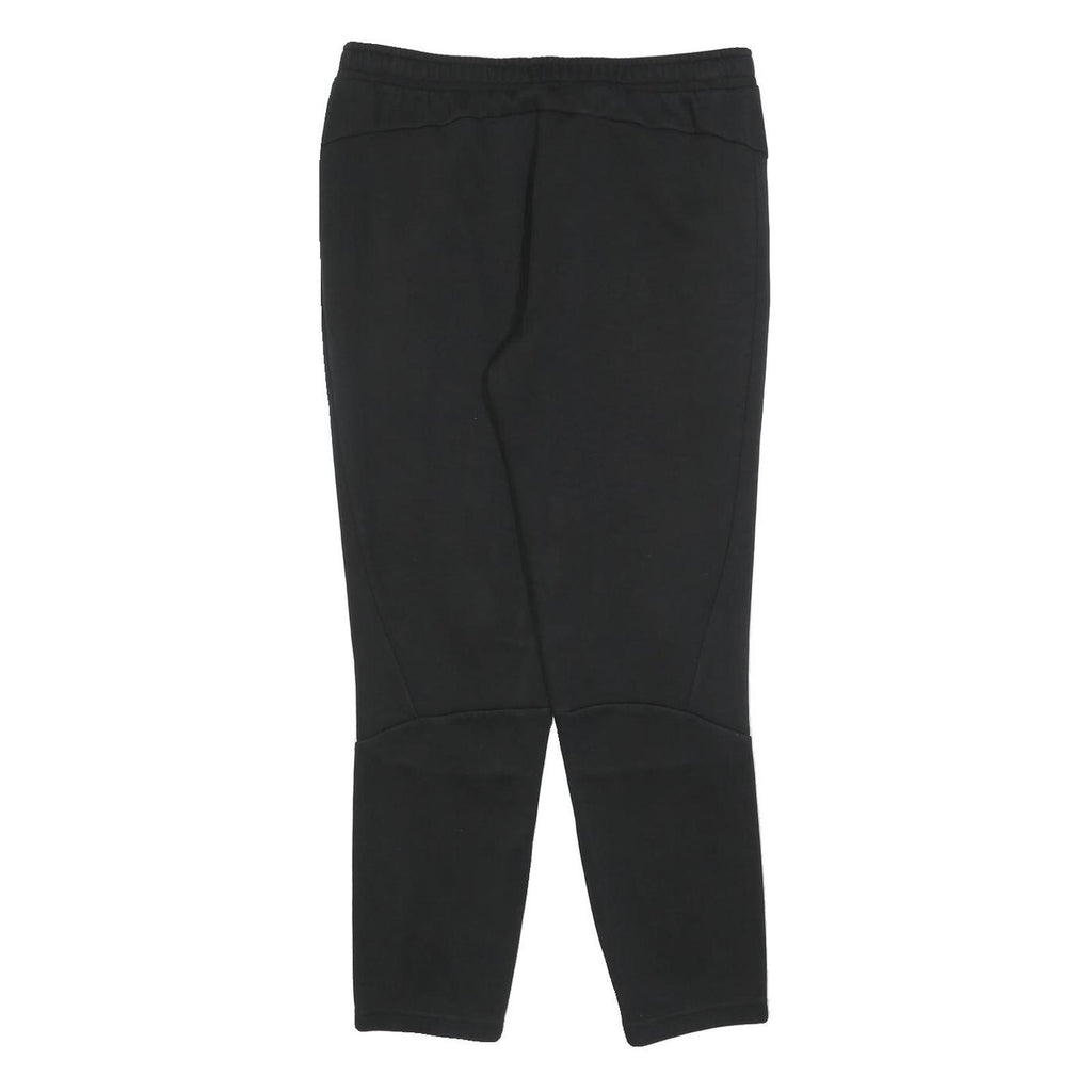 PUMA Boys Joggers Black & Gold Slim Tapered L W30 L28 Sportswear Casual