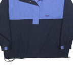 PACO Womens Blue & Navy Zip Jacket M Polyester Blend Colourblock Casual