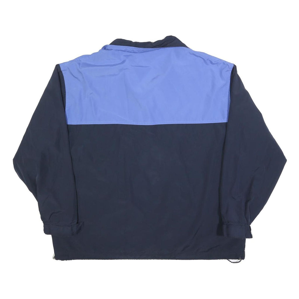 PACO Womens Blue & Navy Zip Jacket M Polyester Blend Colourblock Casual