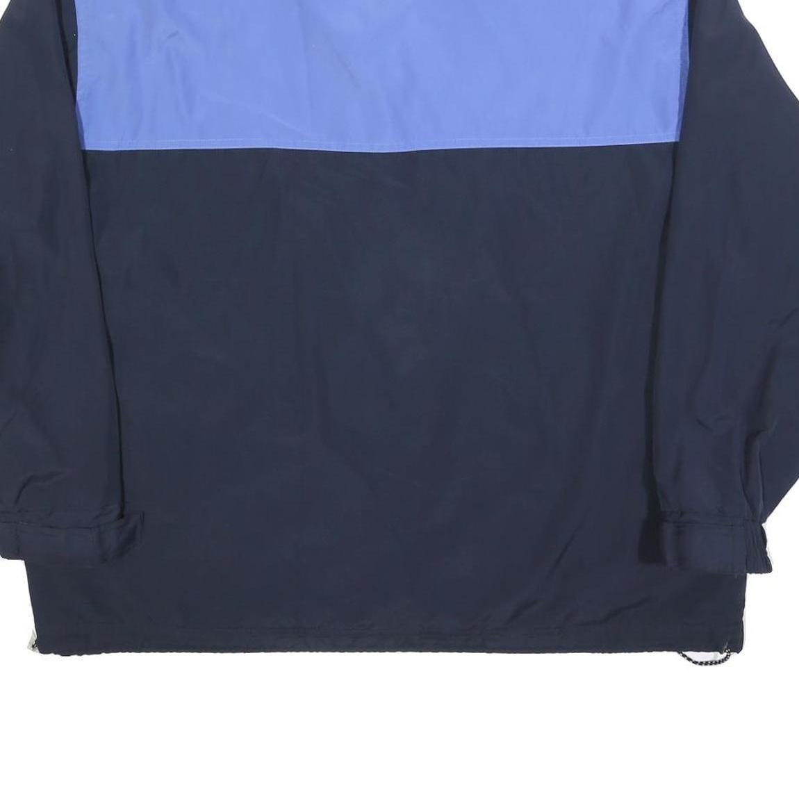 PACO Womens Blue & Navy Zip Jacket M Polyester Blend Colourblock Casual