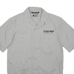 CARHARTT Mens Grey Workwear Shirt S Short Sleeve Button Pocket