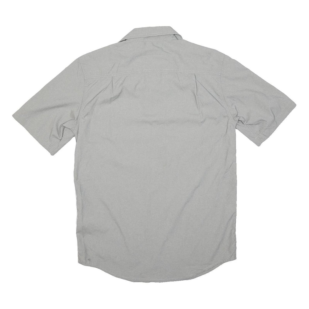 CARHARTT Mens Grey Workwear Shirt S Short Sleeve Button Pocket