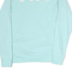 KAPPA Mens Blue Crew Neck M Cotton Logo Print Sweatshirt Long Sleeve Pullover