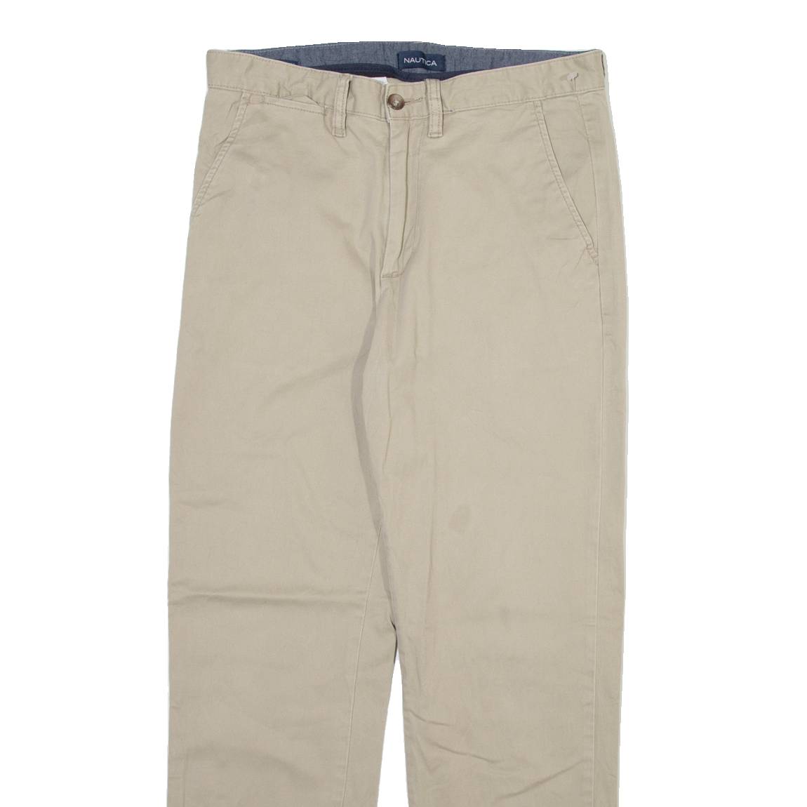 NAUTICA Mens Trousers Beige Regular Straight W32 L30