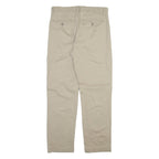 NAUTICA Mens Trousers Beige Regular Straight W32 L30