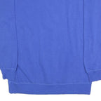 NIKE Mens Blue Crew Neck M Cotton Blend Sweatshirt Pullover Casual Wear