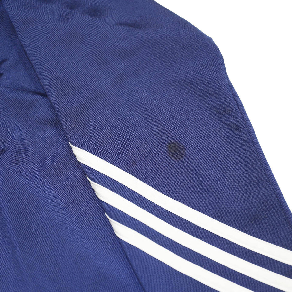 ADIDAS Mens Navy Blue & Light Blue Track Jacket S Polyester Zip Sportswear