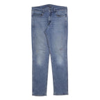 LEVI'S Mens Slim Blue Denim Jeans W33 L32 Classic Cotton Blend Zip Closure