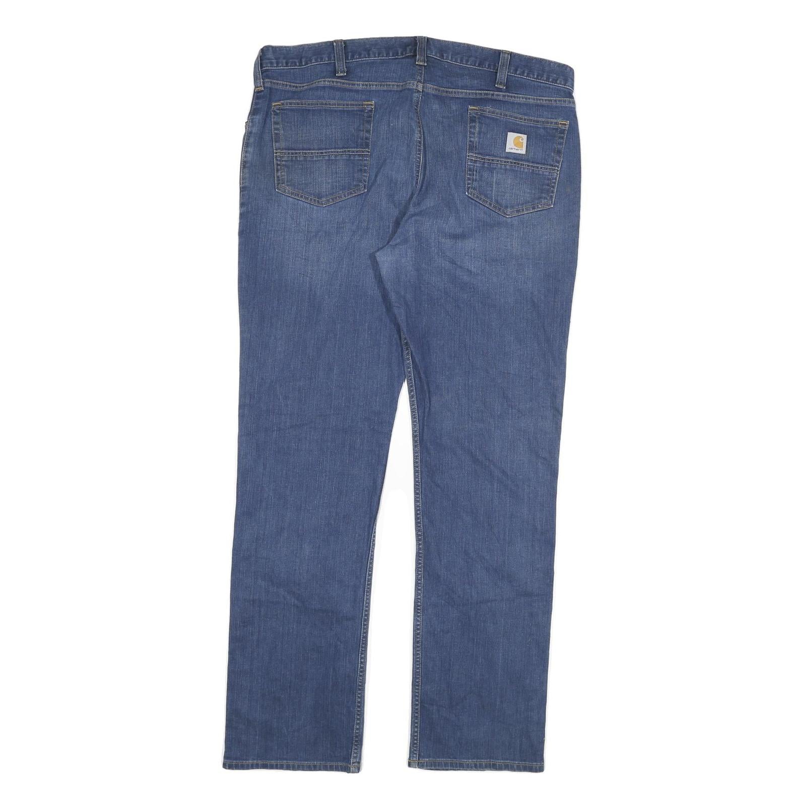 CARHARTT Mens Jeans Blue Relaxed Straight Denim Medium W40 L34 Workwear