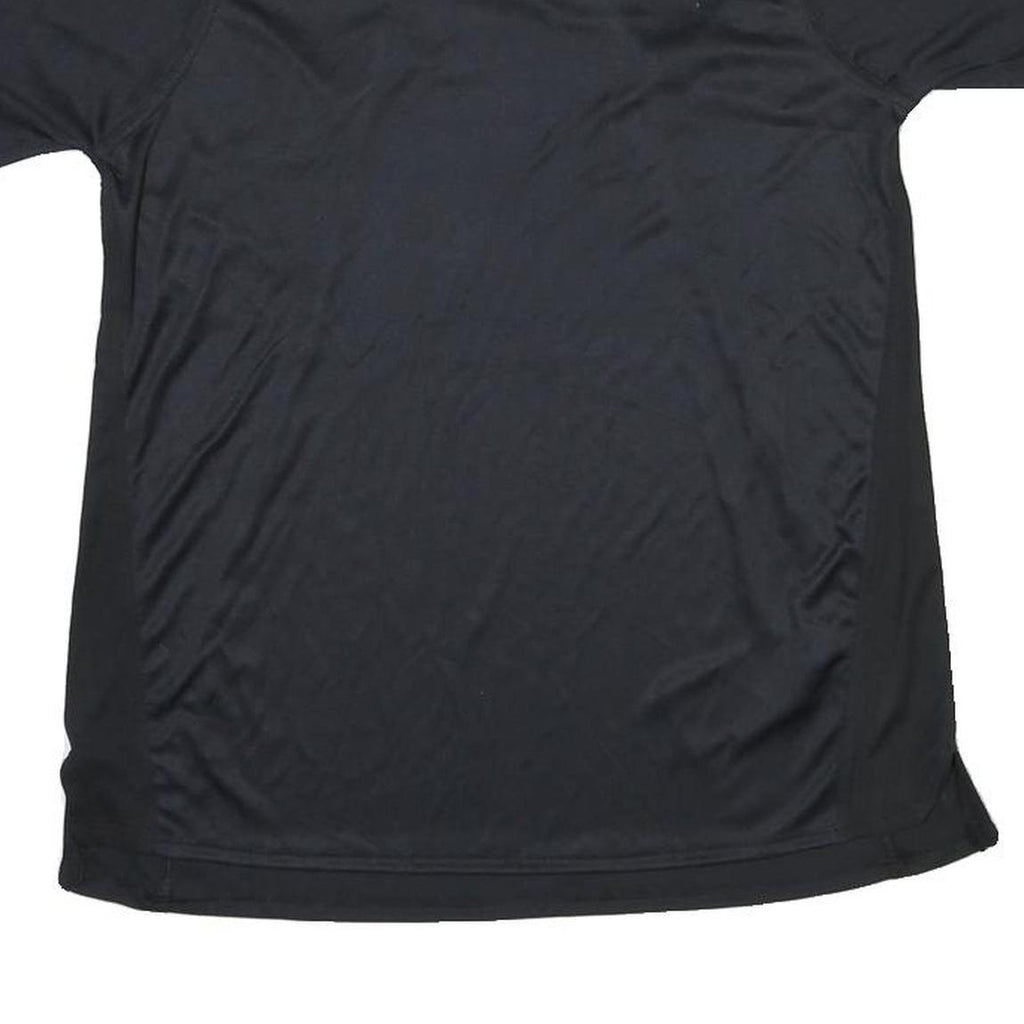 NIKE Womens Black Polyester Blend T-Shirt M Short Sleeve Crew Neck Athletic