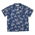 HIGH SURF Mens Hawaiian Shirt Blue Floral 2XL