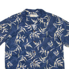 HIGH SURF Mens Hawaiian Shirt Blue Floral 2XL
