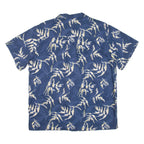 HIGH SURF Mens Hawaiian Shirt Blue Floral 2XL