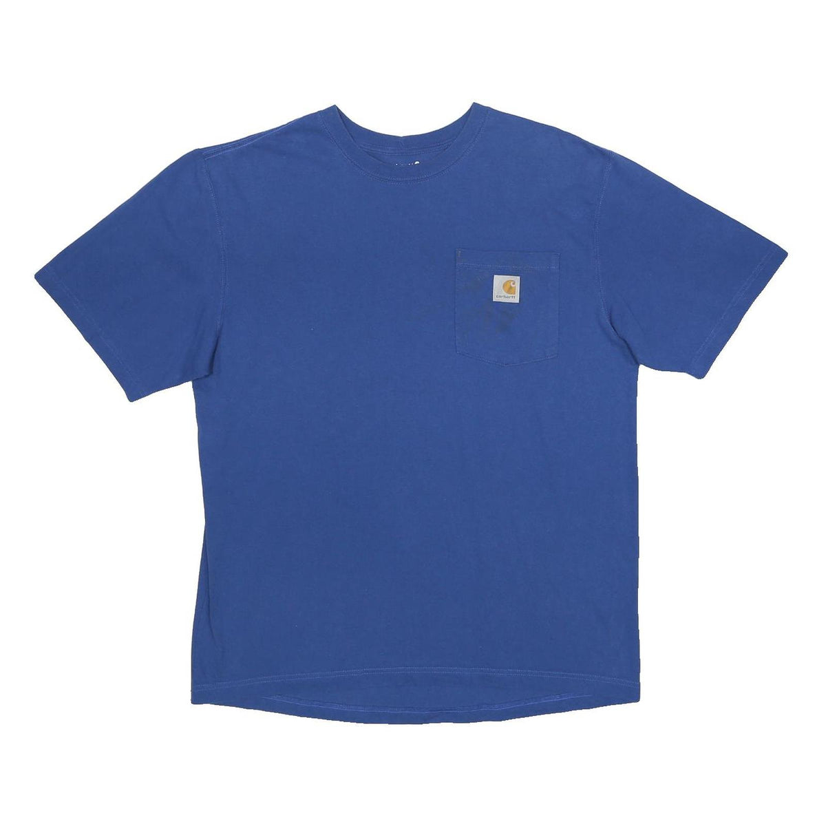 CARHARTT Mens Blue Workwear Graphic Pocket T-Shirt M Short Sleeve Crew Neck