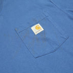 CARHARTT Mens Blue Workwear Graphic Pocket T-Shirt M Short Sleeve Crew Neck